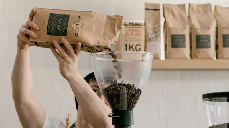 armazenar grãos de café