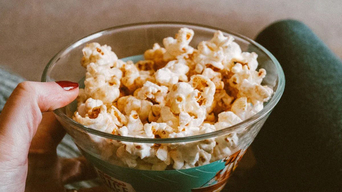 Lower-carb popcorn tips
