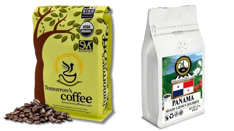 Bag of Shade Grown Coffee