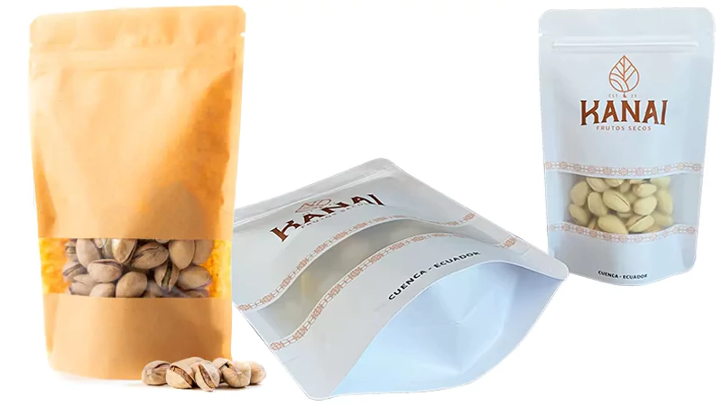 Biodegradable Kraft Snack Packaging