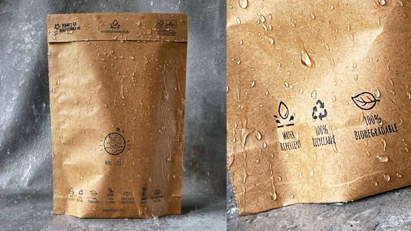 Biodegradable Waterproof Paper Bag