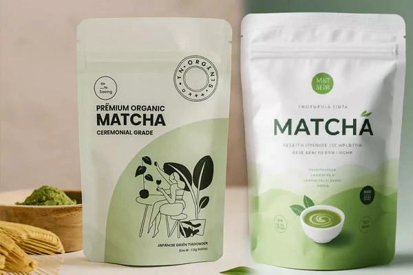 Bioplastic Matcha Packaging