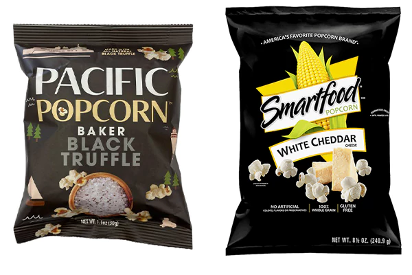 Black Plastic Popcorn Bag