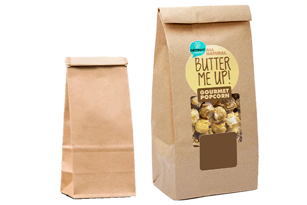 Brown Popcorn Bags