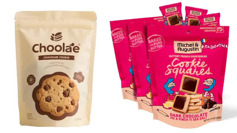 Chocolate cookie bag