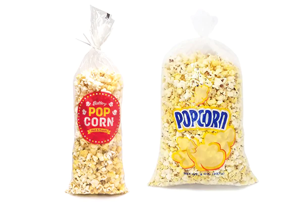 Clear Plastic Popcorn Bags