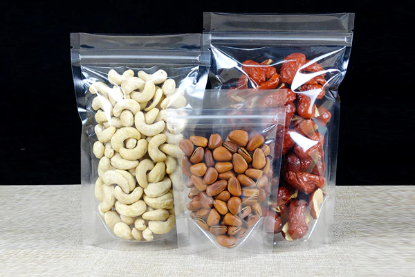 Clear nut packaging