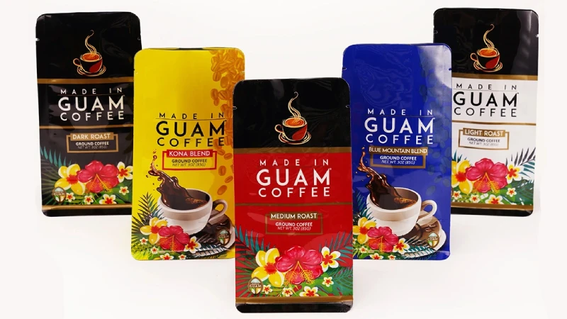 Custom coffee bag with logo