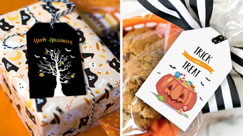 Gift Tags of packaging bags