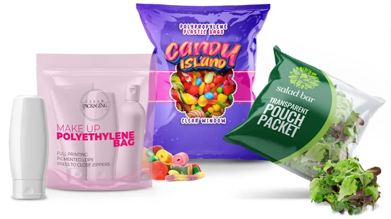 LDPE packaging pouches