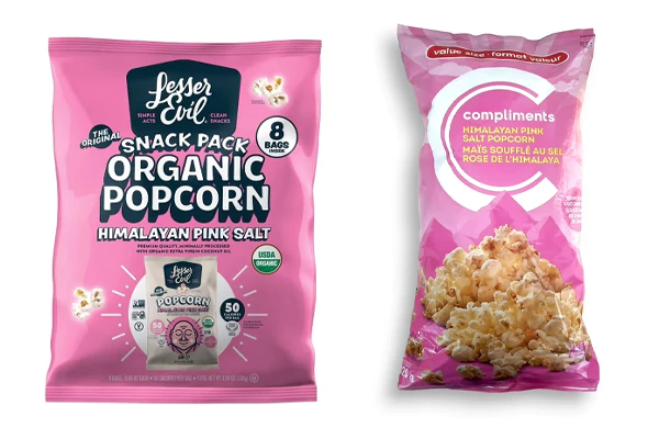 Pink Popcorn Bags