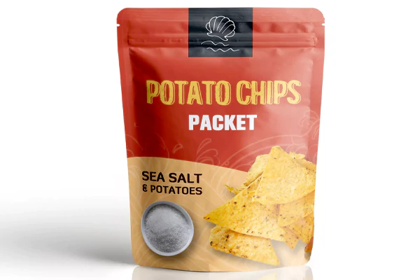 Plastic Reseal Bag of Chips