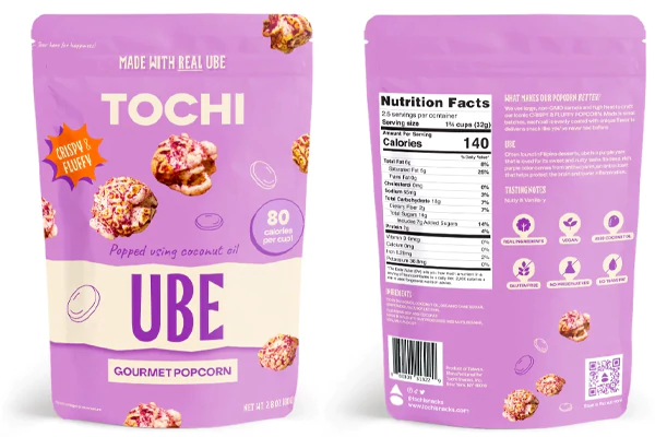 Purple Plastic Popcorn Bags