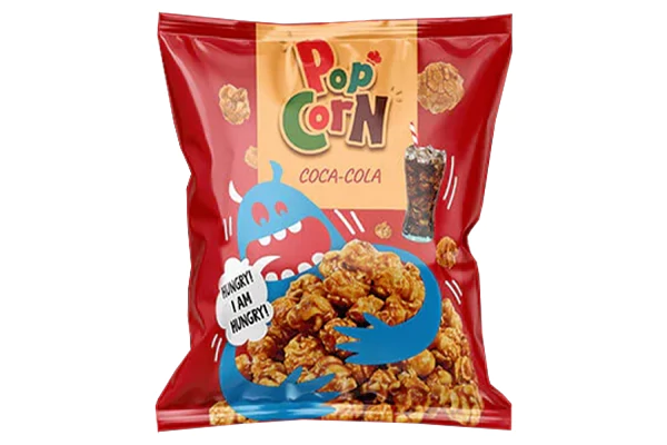 Red Plastic Popcorn Bags
