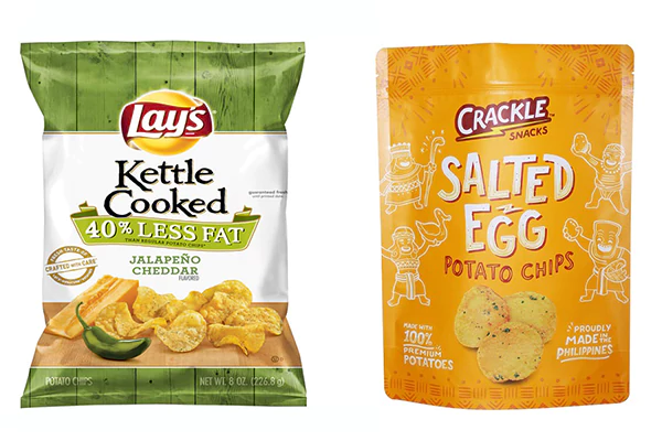 Resealable chip bags