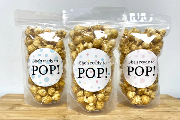 Stand Up Plastic Popcorn Bags