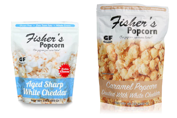 White Popcorn Bags