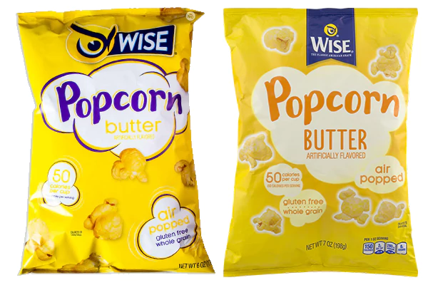 Yellow Plastic Popcorn Bags Wholesale