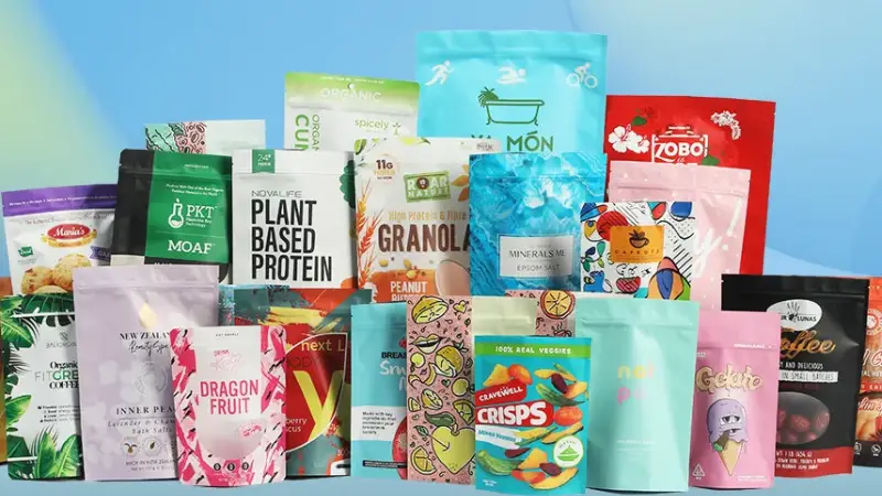 CMYK Medibles Plastic Pouches Packaging
