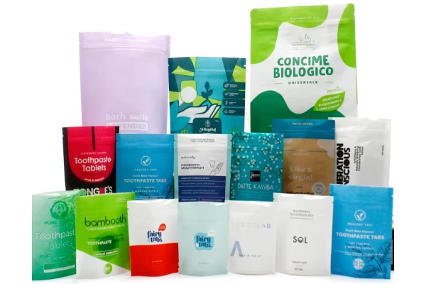 Eco Friendly Kraft Paper Bag with Zipper