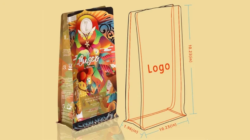 Flat Bottom Pouches design
