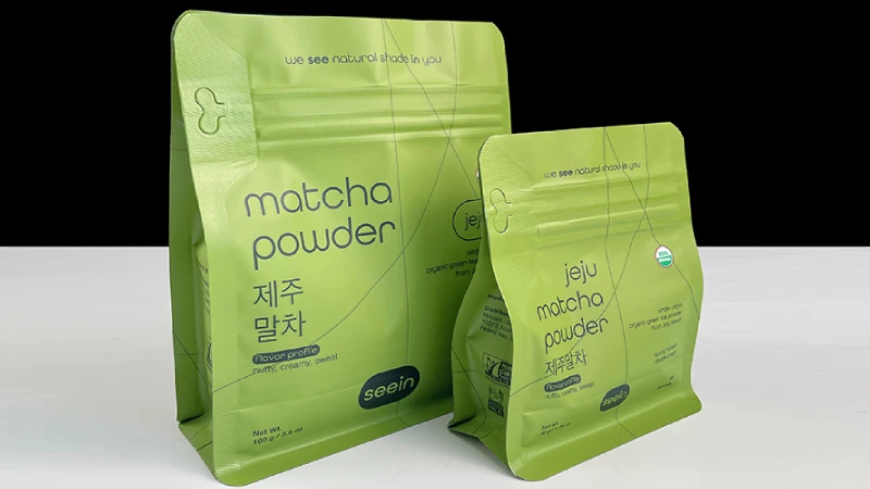 Flat Bottom Pouches for tea