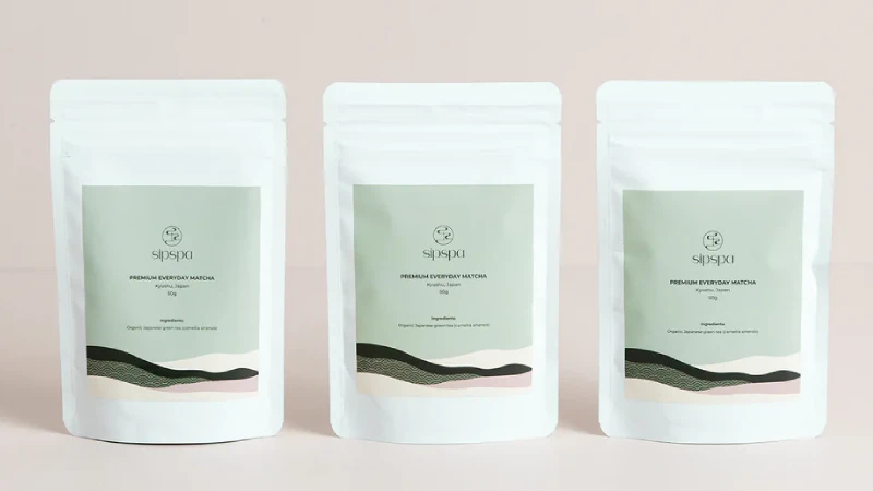 Matcha Tea Bags Packaging and Storage