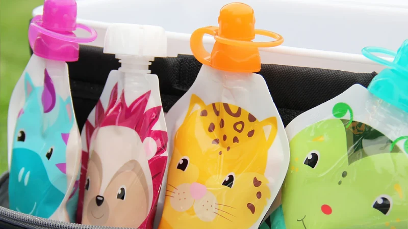 Refillable baby food Pouches