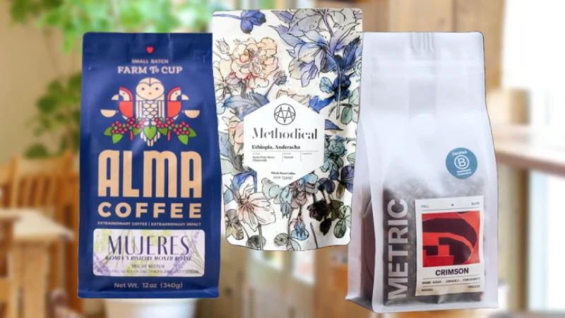 coffee pouches logo design
