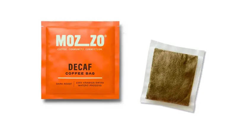 decaf coffee bag