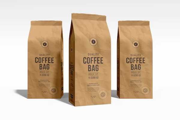 kraft coffee pouches