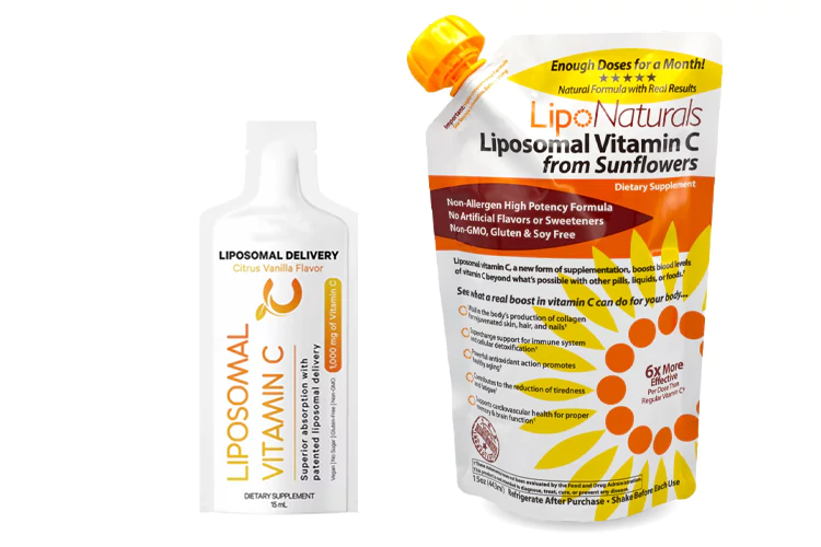 Bustine di vitamine liquide