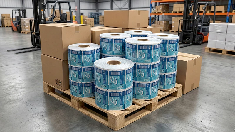 Roll film packaging method