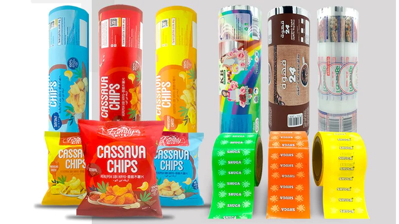 Snack packaging film roll stock supplier