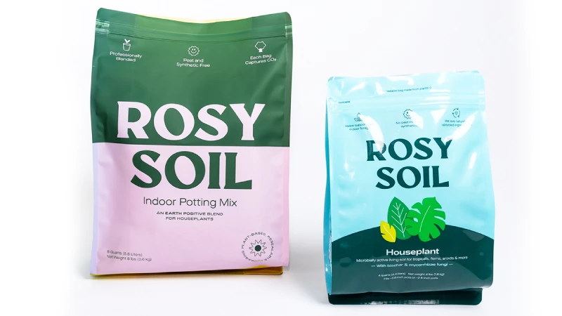 digital print Recyclable quad seal pouch
