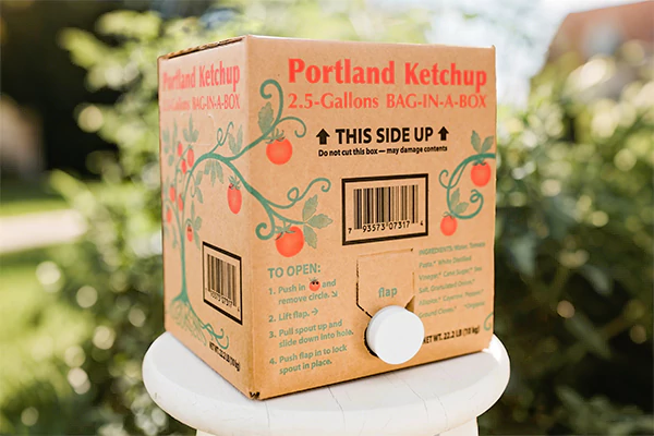 ketchup in Bag in box
