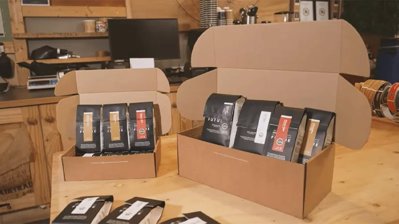 Pack Coffee for Shipping