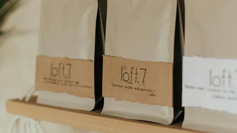 kraft Paper coffee bag sleeve
