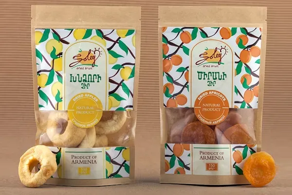 Dry Fruit Packaging Bags with Windows