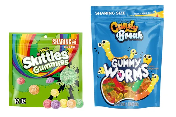 Resealable Gummy Bags