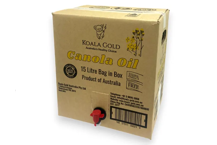 canola oil bag in box