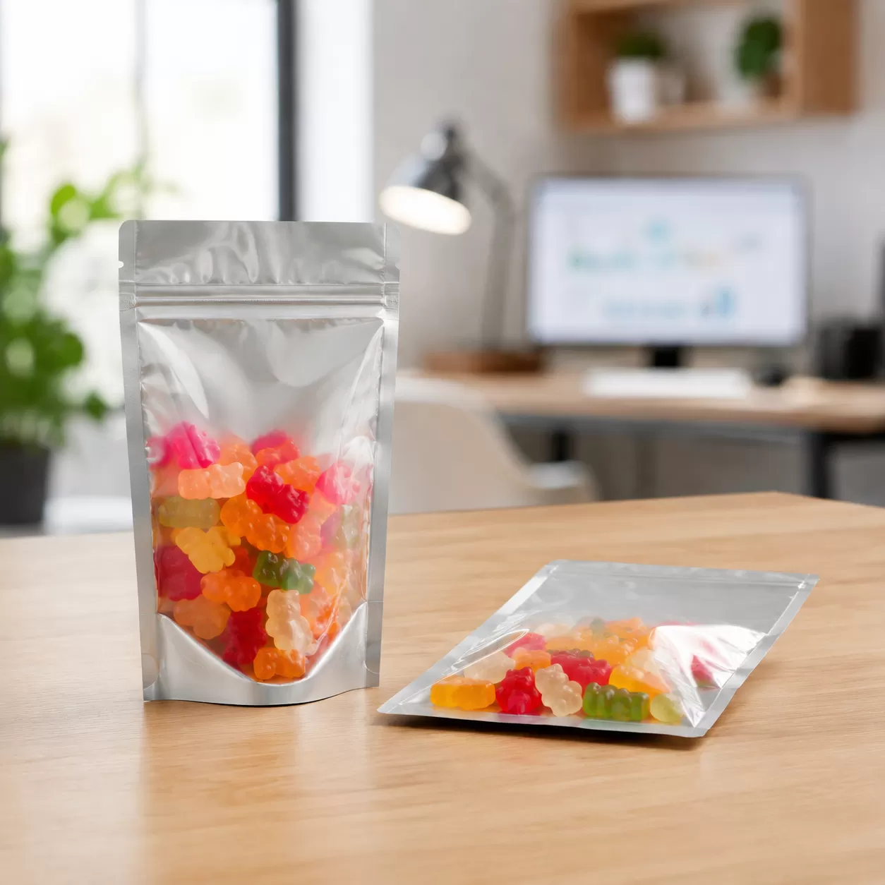 Stand Up Pouches vs Flat Pouches for Gummy Product