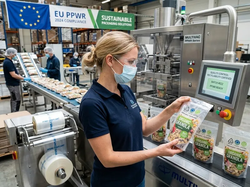 PPWR-geschikte flexibele verpakkingen voor de EU-markt.