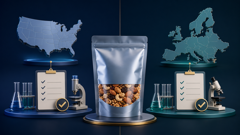 FDA vs EU Food-Contact Packaging Requirements: A Brand Checklist