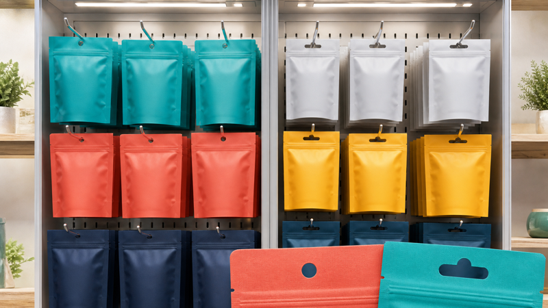 Hang Holes for Retail Pouches: Euro Slot vs Round Hole