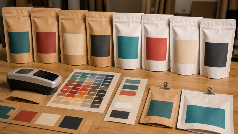 How to Control Color Variation on Kraft Paper Pouches