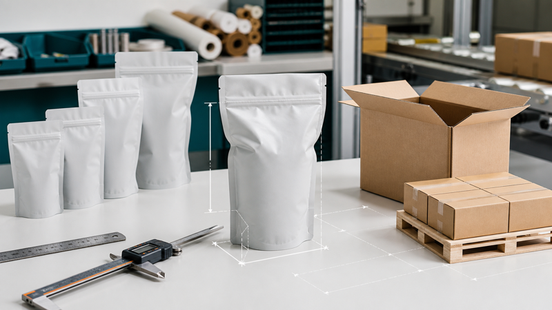 How to Measure a Stand-Up Pouch for Filling, Cartons, and Shipping