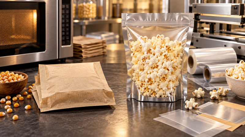 Popcorn Packaging: Microwave vs Ready-to-Eat Film Requirements