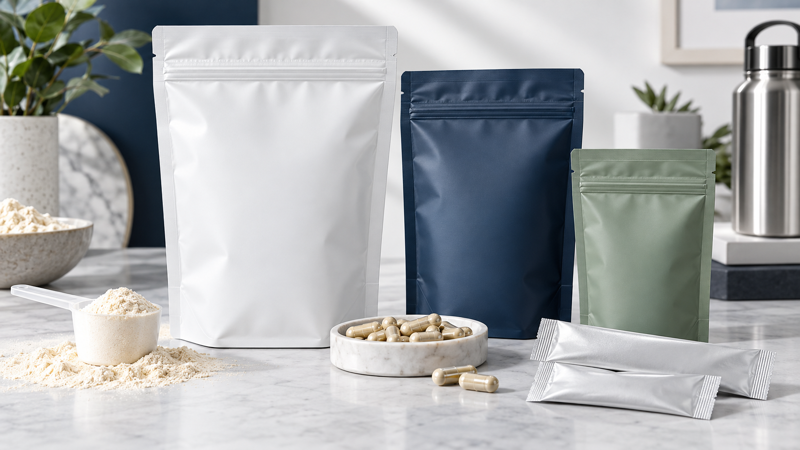 Supplement Pouch Packaging: Tamper Evidence, Dosing, and Label Space